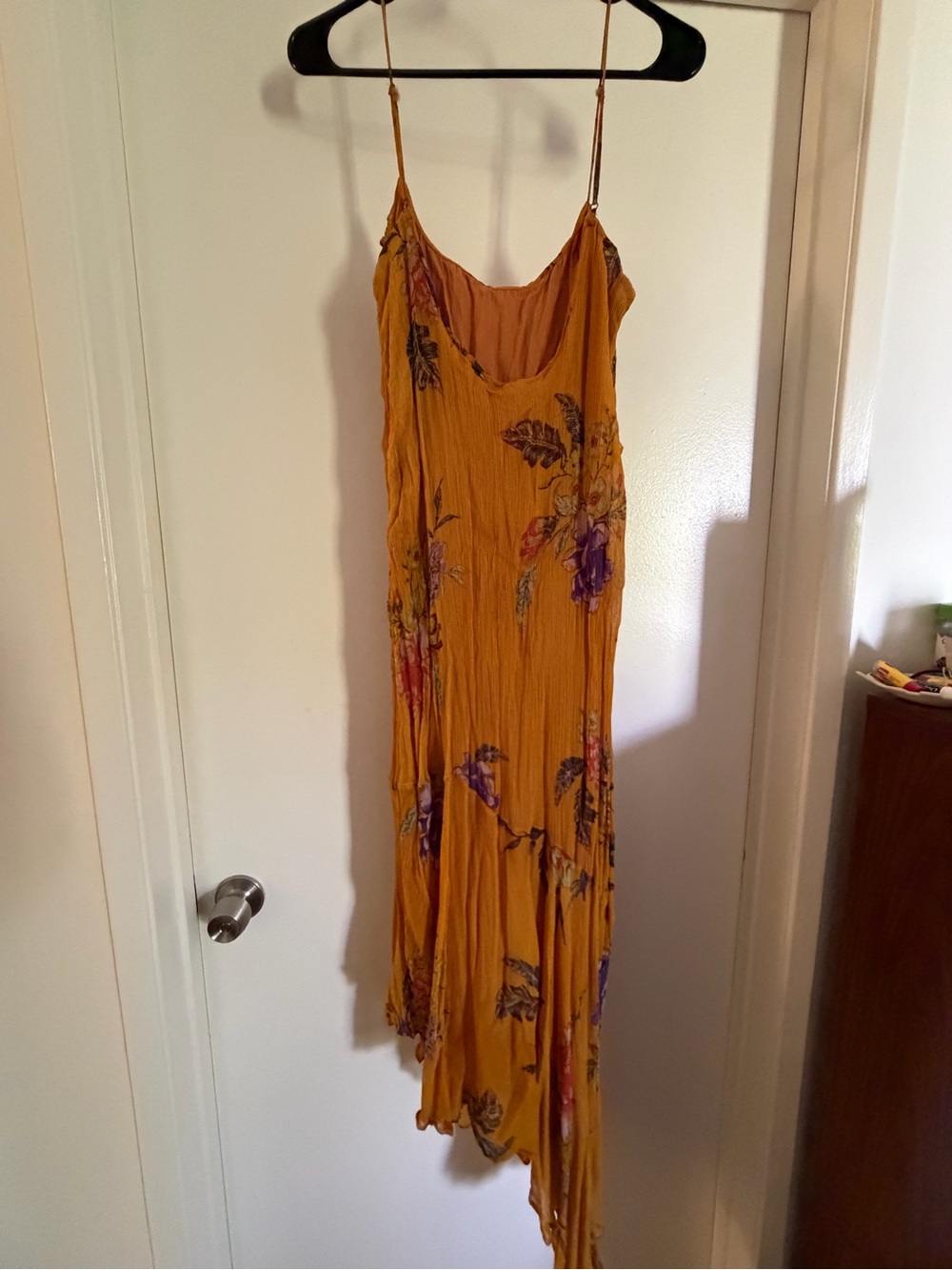 Ecote Floral Ruffle-Front Dress - Picture 2 of 3
